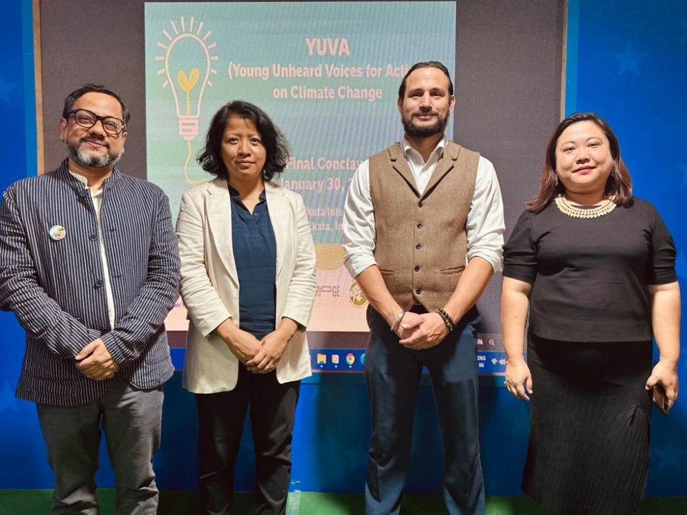 Final conclave of ‘YUVA (Young Unheard Voices for Action) on Climate Change’ held USA Pavilion, International Kolkata Book Fair in Kolkata on January 30.